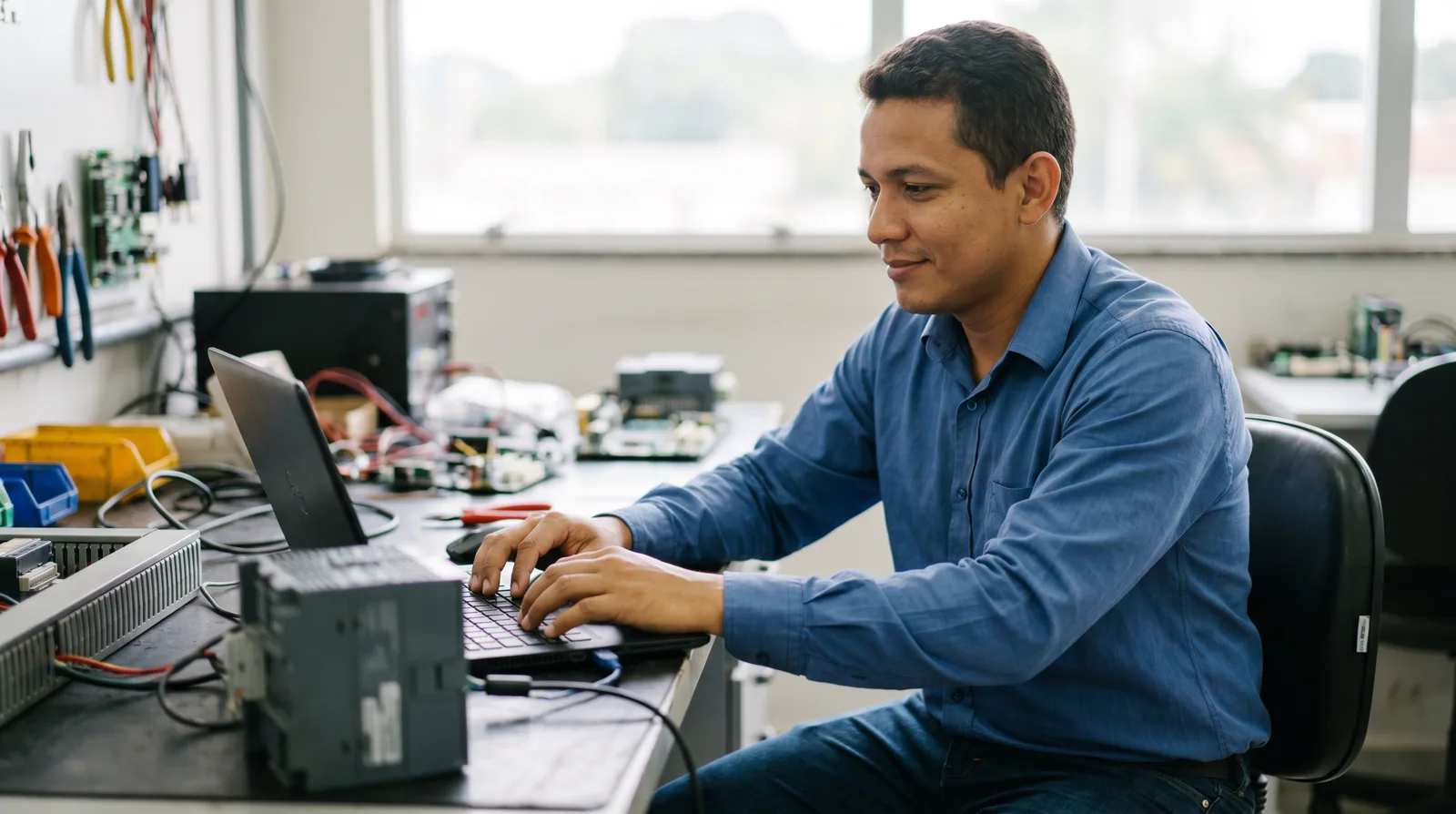 Imagem ilustrativa do curso de Especialização em Engenharia de Controle e Automação Industrial