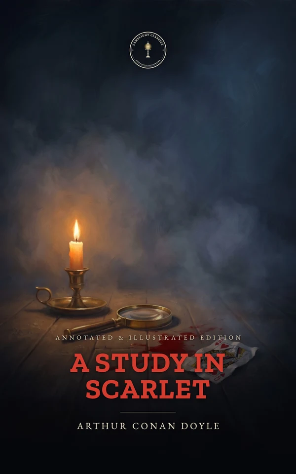 Capa de A Study in Scarlet