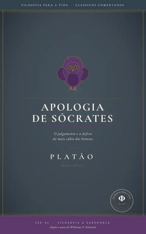 Capa de Apologia de Sócrates