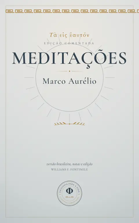 Capa de Meditações