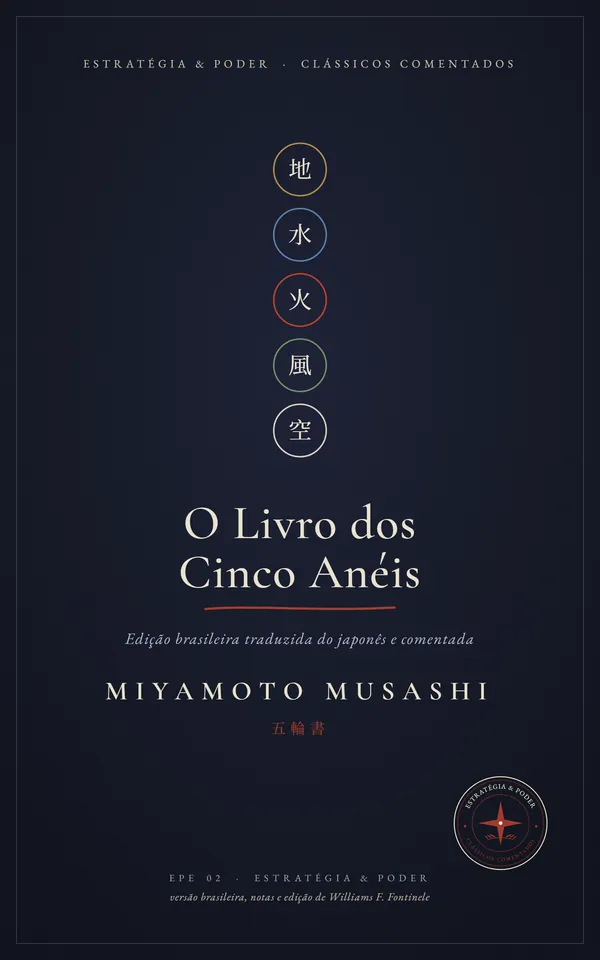 Capa de O Livro dos Cinco Anéis